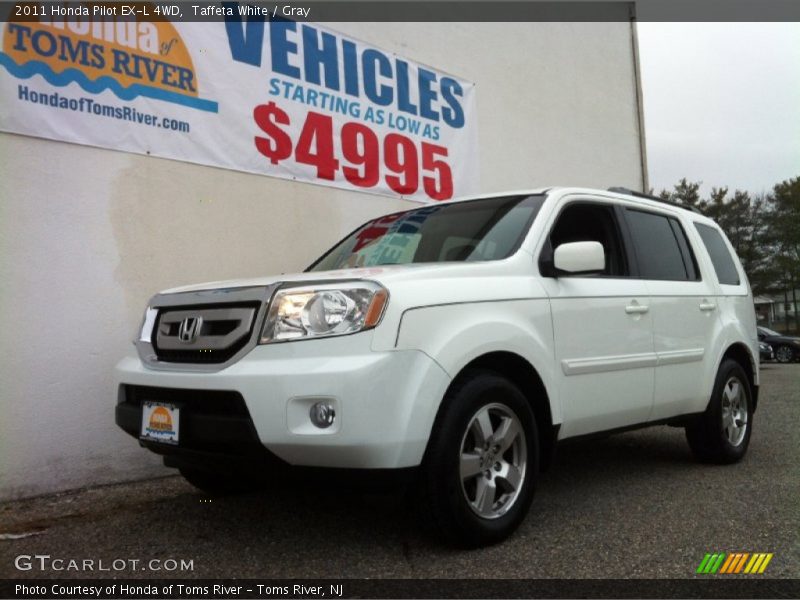 Taffeta White / Gray 2011 Honda Pilot EX-L 4WD