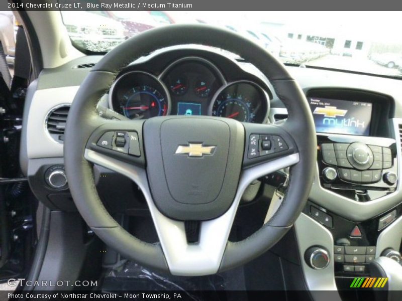 Blue Ray Metallic / Medium Titanium 2014 Chevrolet Cruze LT