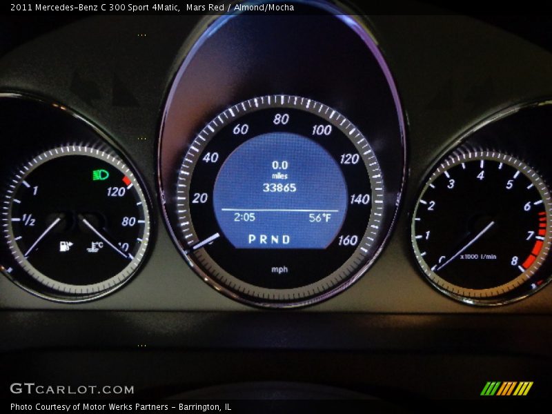 Mars Red / Almond/Mocha 2011 Mercedes-Benz C 300 Sport 4Matic
