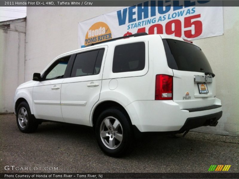 Taffeta White / Gray 2011 Honda Pilot EX-L 4WD