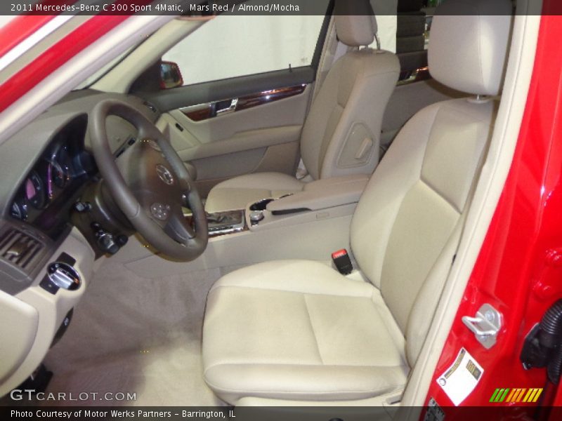 Mars Red / Almond/Mocha 2011 Mercedes-Benz C 300 Sport 4Matic