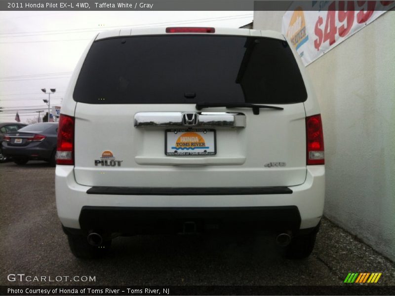 Taffeta White / Gray 2011 Honda Pilot EX-L 4WD