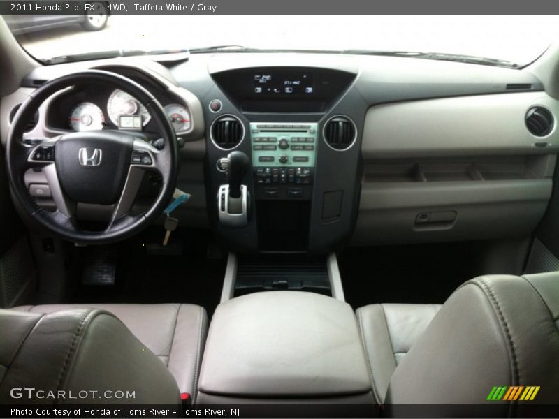Taffeta White / Gray 2011 Honda Pilot EX-L 4WD
