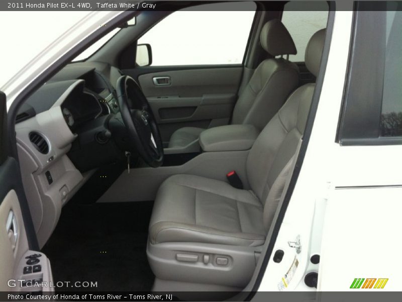 Taffeta White / Gray 2011 Honda Pilot EX-L 4WD