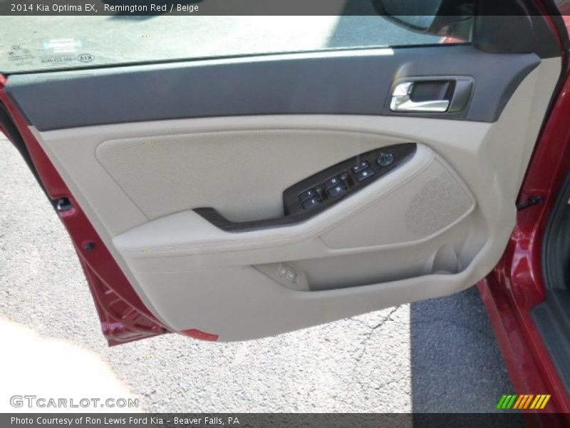 Remington Red / Beige 2014 Kia Optima EX