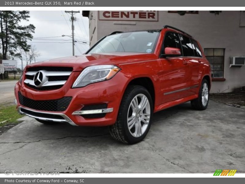 Mars Red / Black 2013 Mercedes-Benz GLK 350