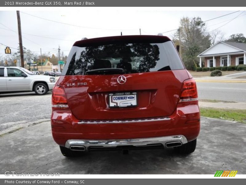 Mars Red / Black 2013 Mercedes-Benz GLK 350