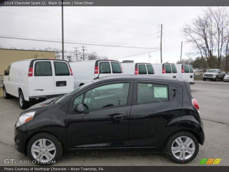 Black Granite / Silver/Silver 2014 Chevrolet Spark LS