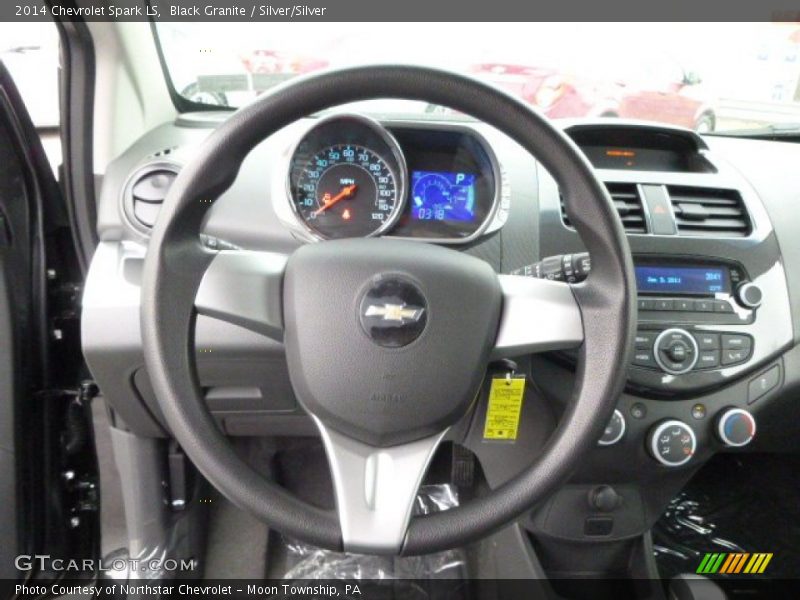 Black Granite / Silver/Silver 2014 Chevrolet Spark LS