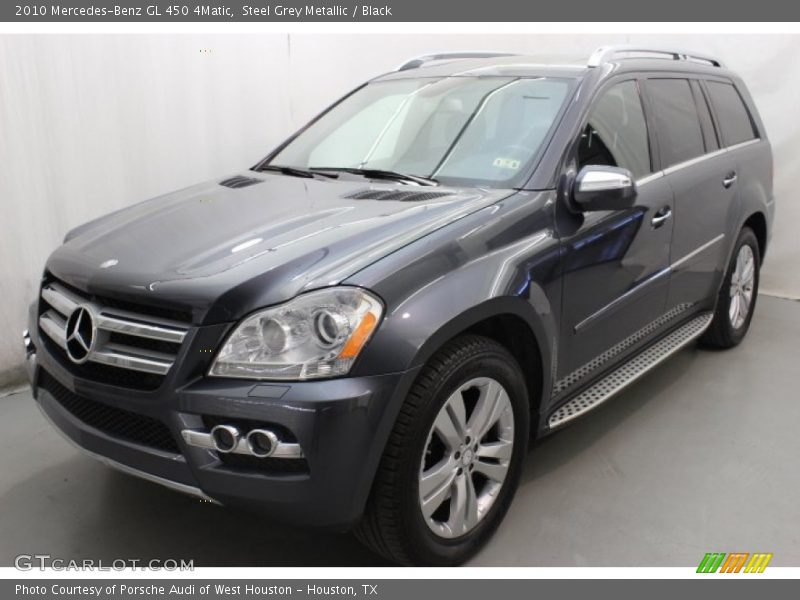 Steel Grey Metallic / Black 2010 Mercedes-Benz GL 450 4Matic