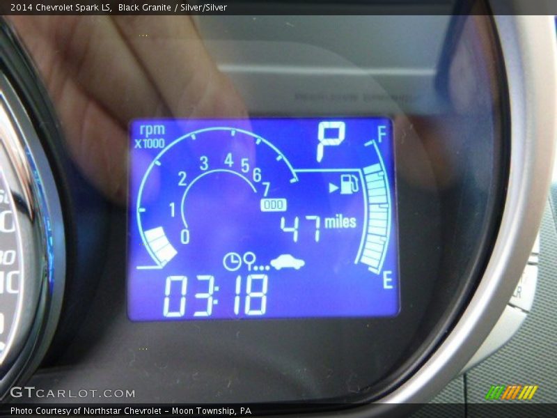 Black Granite / Silver/Silver 2014 Chevrolet Spark LS