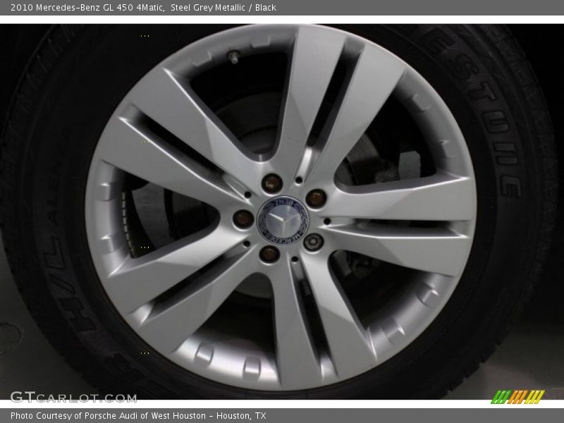 Steel Grey Metallic / Black 2010 Mercedes-Benz GL 450 4Matic