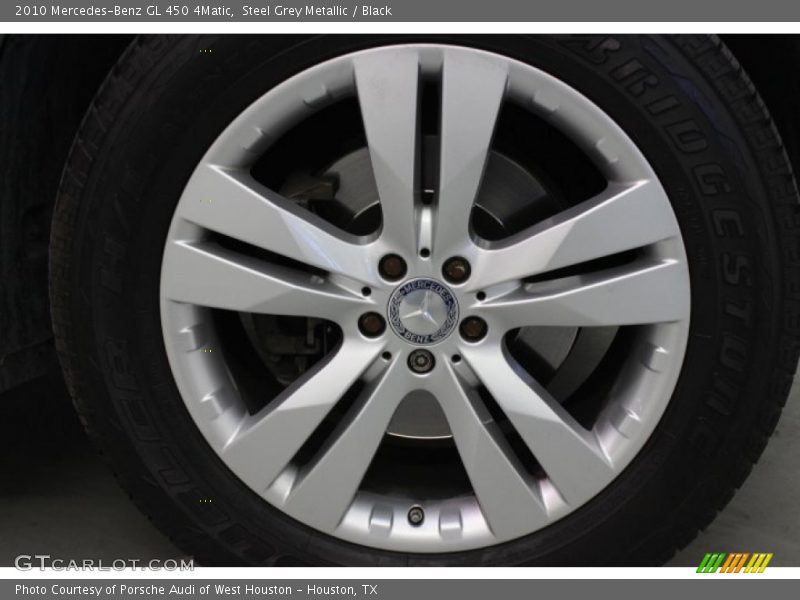 Steel Grey Metallic / Black 2010 Mercedes-Benz GL 450 4Matic