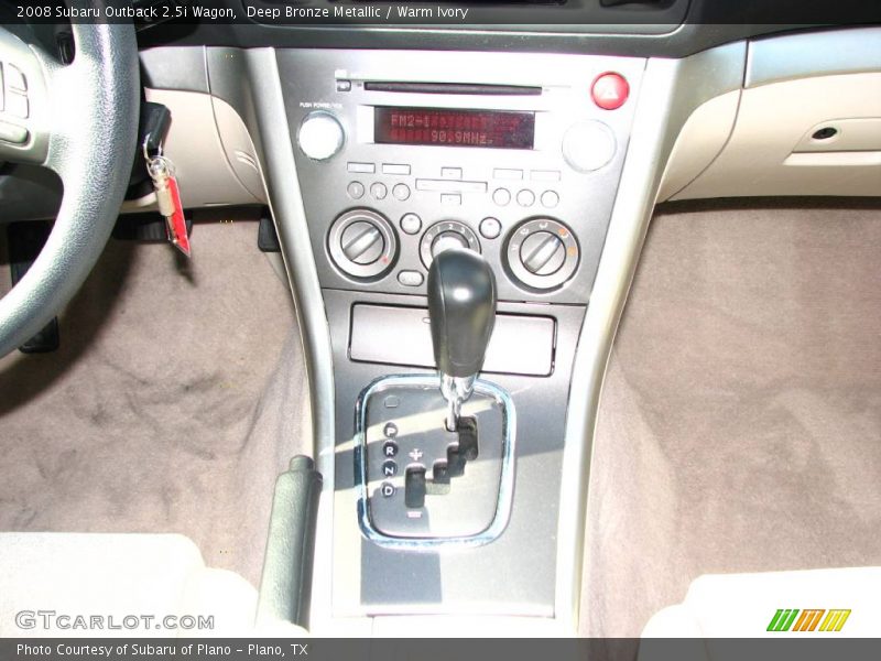 Deep Bronze Metallic / Warm Ivory 2008 Subaru Outback 2.5i Wagon