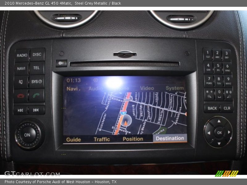 Steel Grey Metallic / Black 2010 Mercedes-Benz GL 450 4Matic