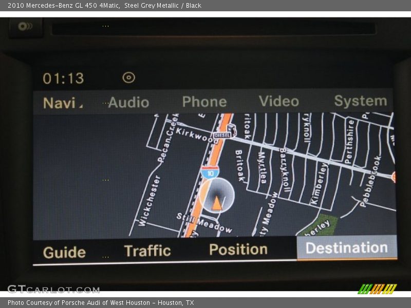 Steel Grey Metallic / Black 2010 Mercedes-Benz GL 450 4Matic