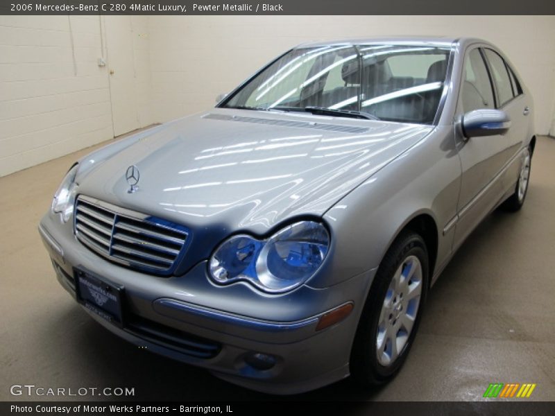 Pewter Metallic / Black 2006 Mercedes-Benz C 280 4Matic Luxury