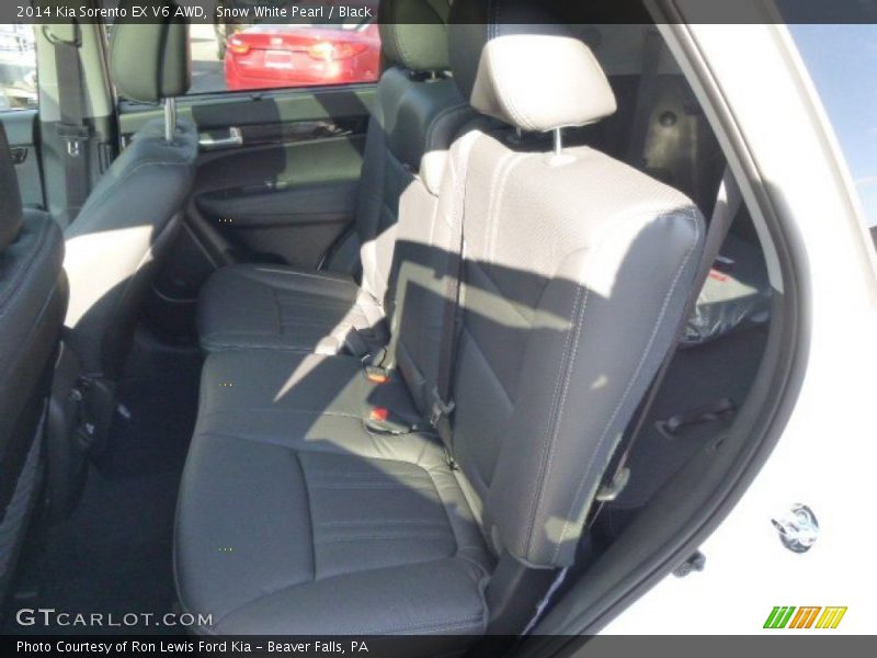 Snow White Pearl / Black 2014 Kia Sorento EX V6 AWD