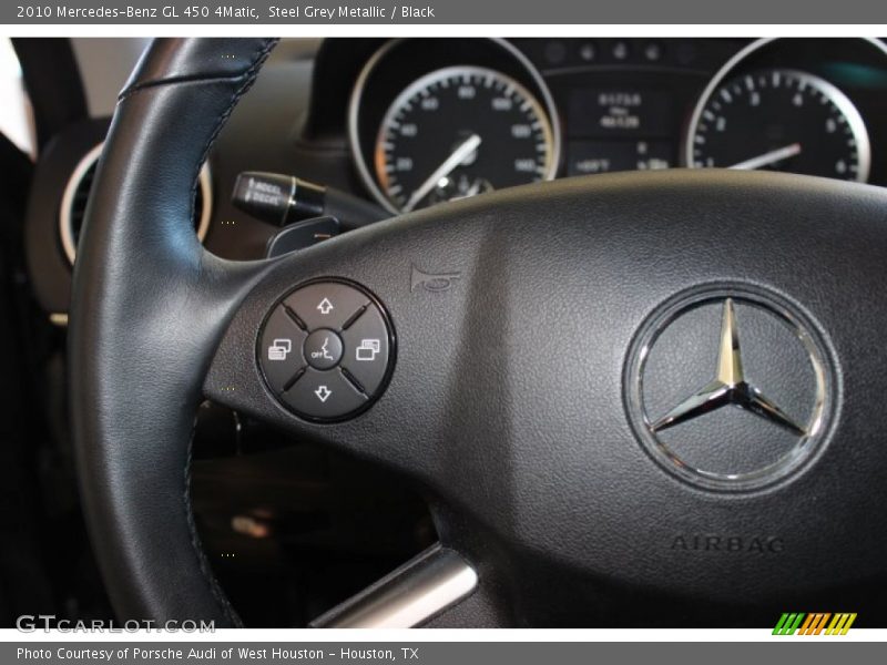 Steel Grey Metallic / Black 2010 Mercedes-Benz GL 450 4Matic