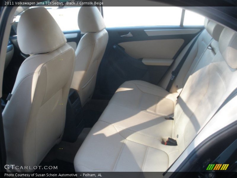 Black / Cornsilk Beige 2011 Volkswagen Jetta TDI Sedan