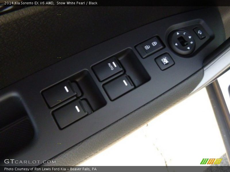 Snow White Pearl / Black 2014 Kia Sorento EX V6 AWD