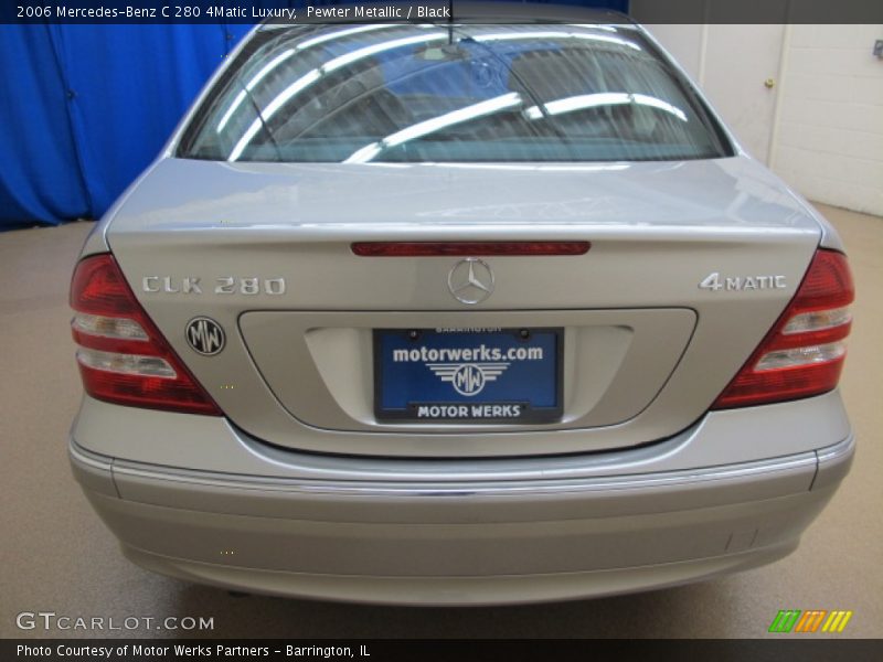 Pewter Metallic / Black 2006 Mercedes-Benz C 280 4Matic Luxury