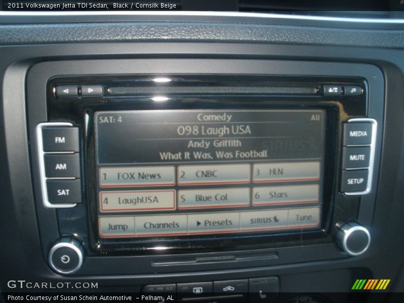 Black / Cornsilk Beige 2011 Volkswagen Jetta TDI Sedan