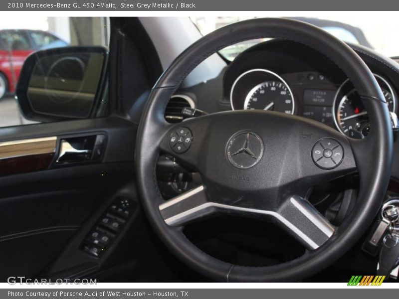 Steel Grey Metallic / Black 2010 Mercedes-Benz GL 450 4Matic