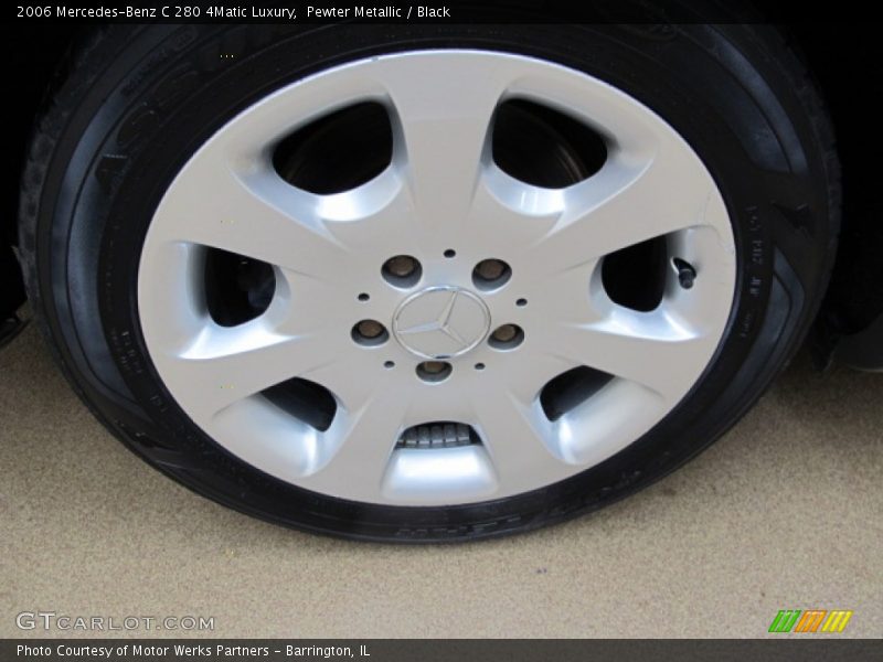Pewter Metallic / Black 2006 Mercedes-Benz C 280 4Matic Luxury
