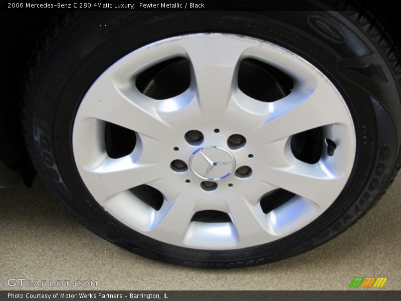 Pewter Metallic / Black 2006 Mercedes-Benz C 280 4Matic Luxury