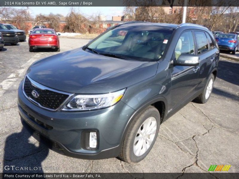 Front 3/4 View of 2014 Sorento EX V6 AWD