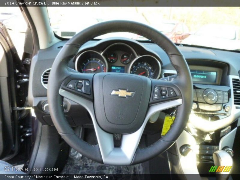 Blue Ray Metallic / Jet Black 2014 Chevrolet Cruze LT