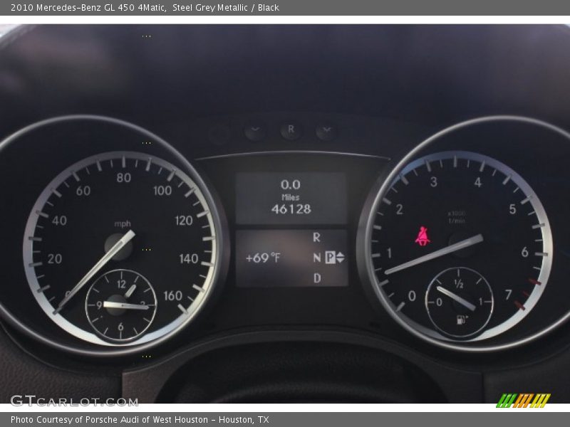 Steel Grey Metallic / Black 2010 Mercedes-Benz GL 450 4Matic