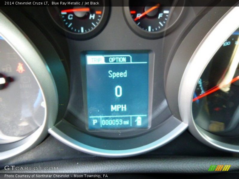 Blue Ray Metallic / Jet Black 2014 Chevrolet Cruze LT