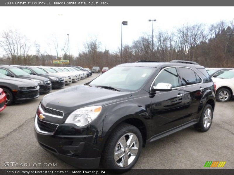 Black Granite Metallic / Jet Black 2014 Chevrolet Equinox LT