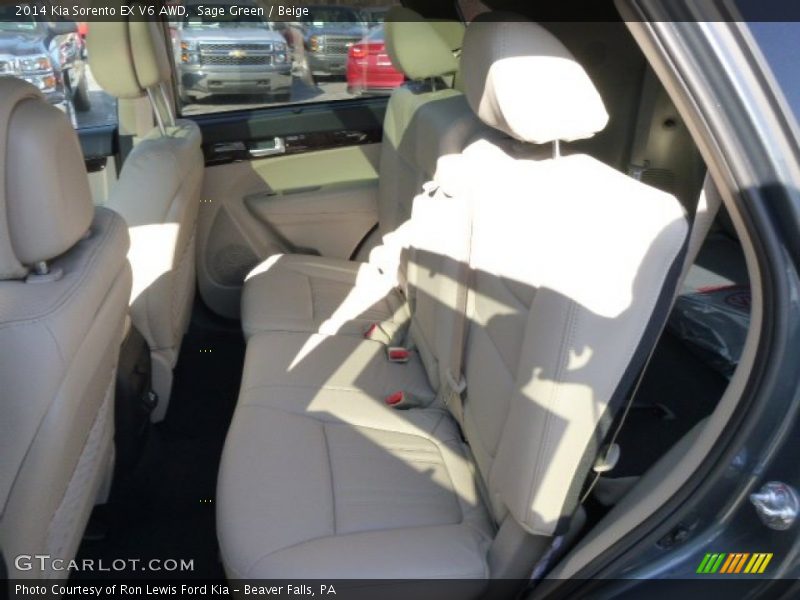 Sage Green / Beige 2014 Kia Sorento EX V6 AWD