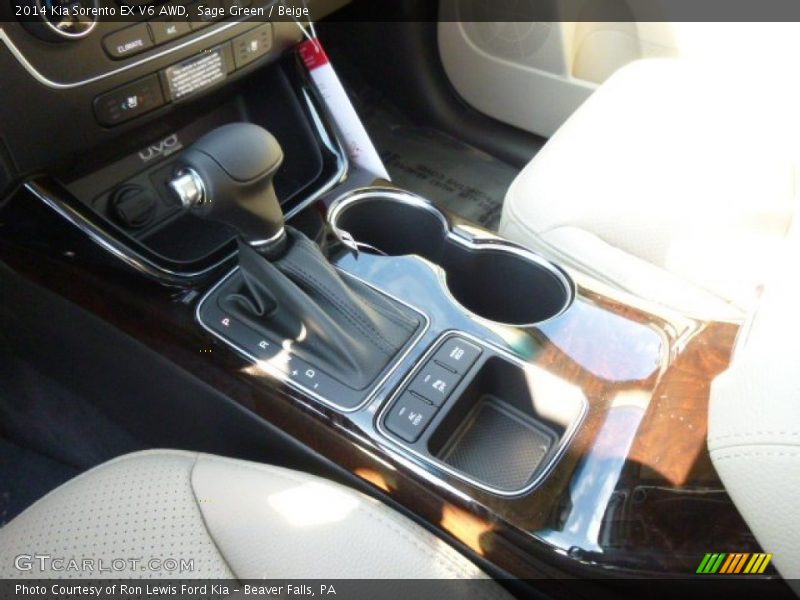 Sage Green / Beige 2014 Kia Sorento EX V6 AWD