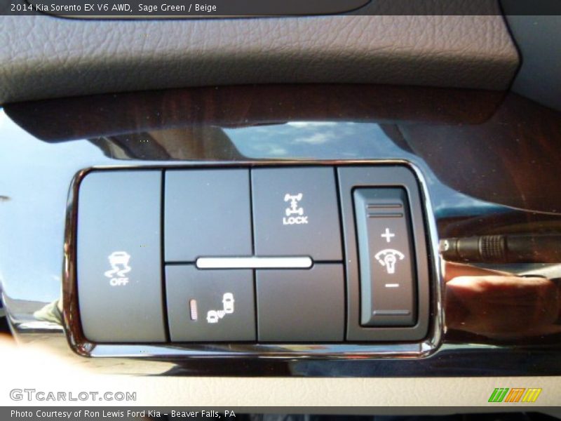 Sage Green / Beige 2014 Kia Sorento EX V6 AWD
