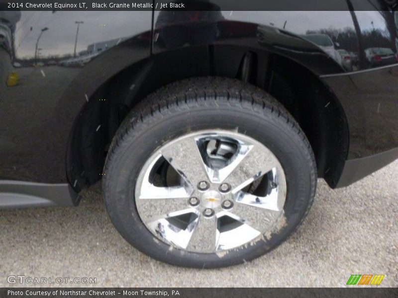 Black Granite Metallic / Jet Black 2014 Chevrolet Equinox LT