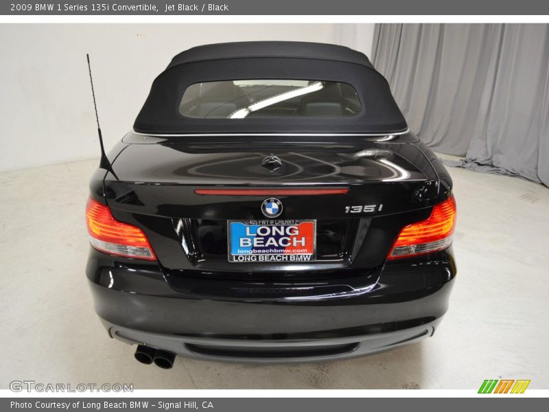 Jet Black / Black 2009 BMW 1 Series 135i Convertible