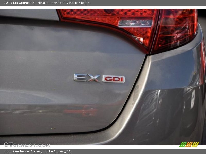 Metal Bronze Pearl Metallic / Beige 2013 Kia Optima EX
