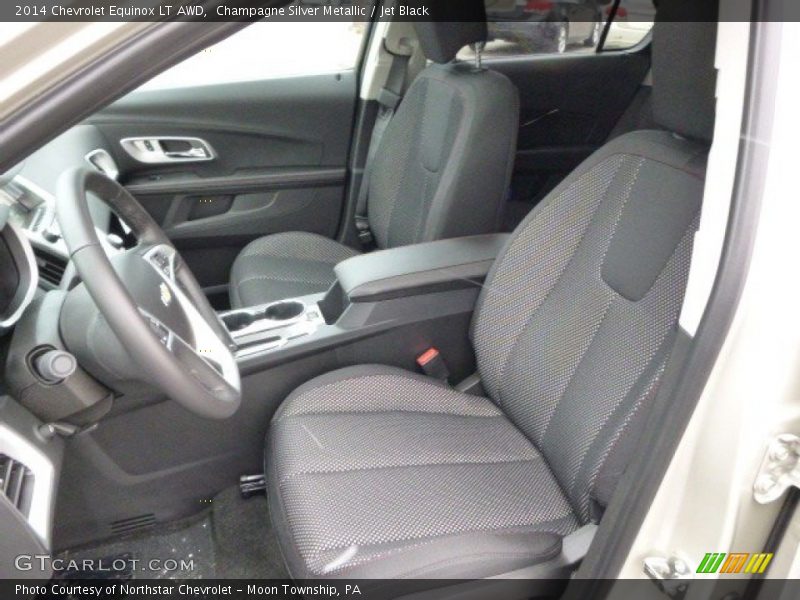Champagne Silver Metallic / Jet Black 2014 Chevrolet Equinox LT AWD