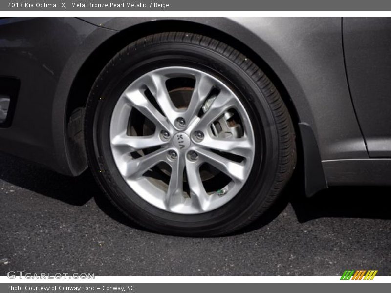 Metal Bronze Pearl Metallic / Beige 2013 Kia Optima EX