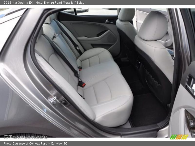 Metal Bronze Pearl Metallic / Beige 2013 Kia Optima EX