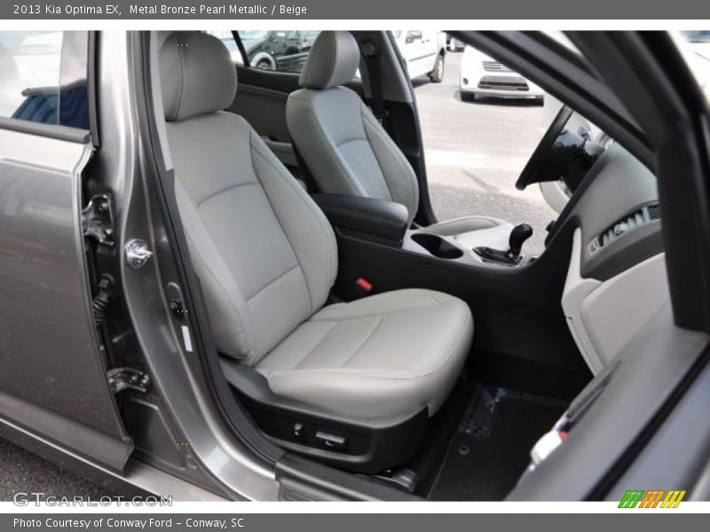 Metal Bronze Pearl Metallic / Beige 2013 Kia Optima EX