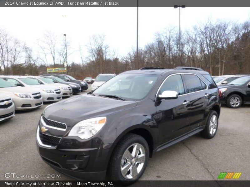 Tungsten Metallic / Jet Black 2014 Chevrolet Equinox LT AWD