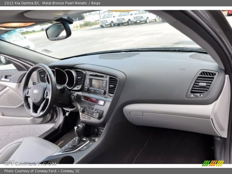 Metal Bronze Pearl Metallic / Beige 2013 Kia Optima EX