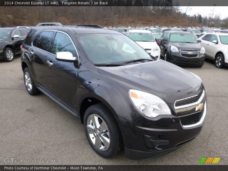 Tungsten Metallic / Jet Black 2014 Chevrolet Equinox LT AWD
