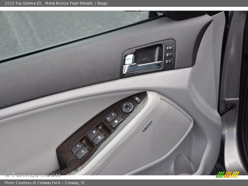 Metal Bronze Pearl Metallic / Beige 2013 Kia Optima EX