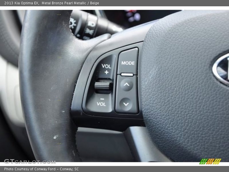 Metal Bronze Pearl Metallic / Beige 2013 Kia Optima EX